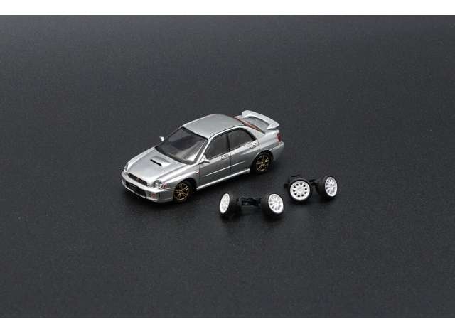 BM Creations 1/64 Subaru 2001 Impreza WRX STI Silver