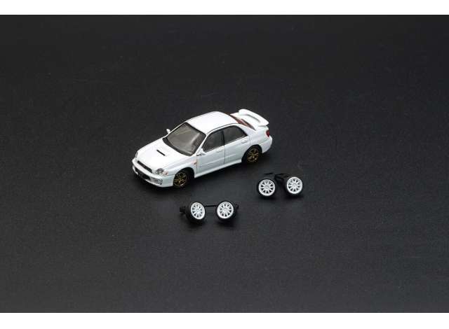 BM Creations 1/64 Subaru 2001 Impreza WRX STI White