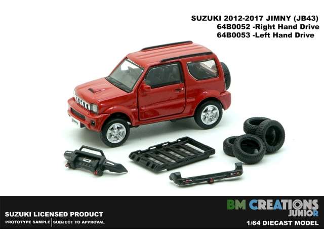 BM Creations 1/64 Suzuki Jimny Red