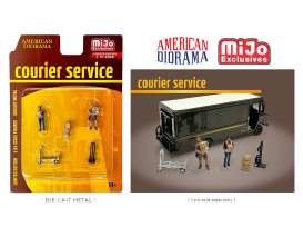 American Diorama 1/64 Figurines Courier Serice Limited Edition
