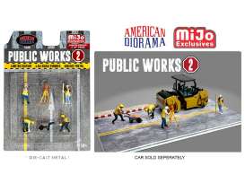 American Diorama 1/64 Figures Public Workers Limited Edition