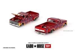Mini GT Kaido House 1/64 Chevrolet Silverado Dually on Fire V1