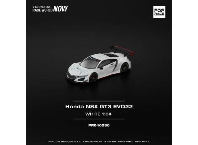 Pop Race 1/64 #280 Honda NSX GT3 EVO22