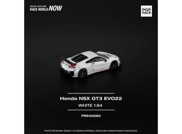 Pop Race 1/64 #280 Honda NSX GT3 EVO22