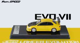Fast & Speed 1/64 Mitsubishi Lancer Evo VII Yellow