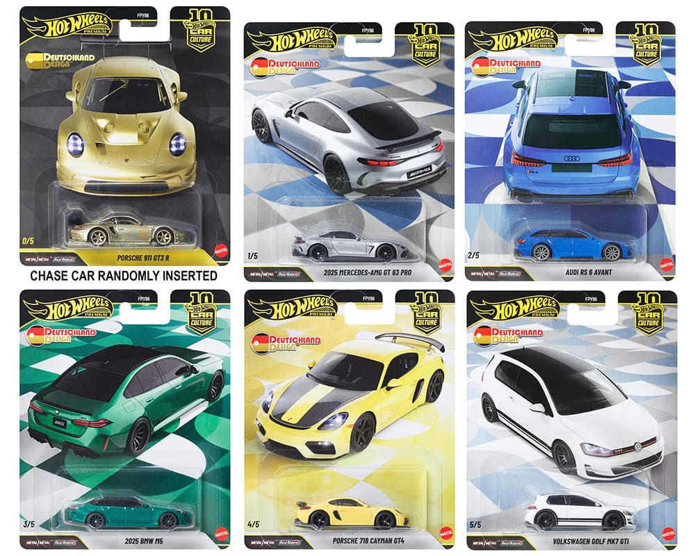 (PRE-ORDER) Premium Hot Wheels 1/64 Car Culture Deutschland Design Full Set of 5