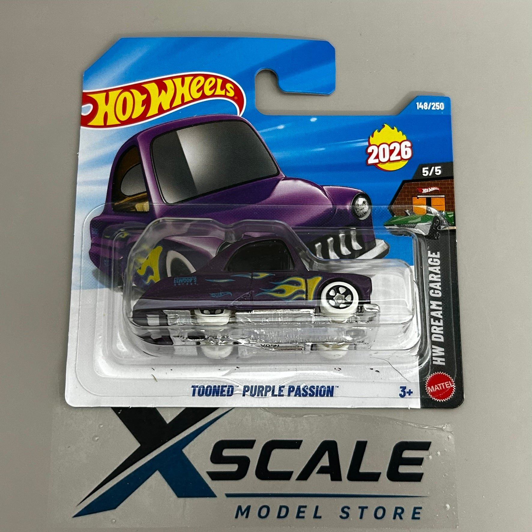 Hot Wheels 2026 G 1/64 Dream Garage Tooned Purple Passion