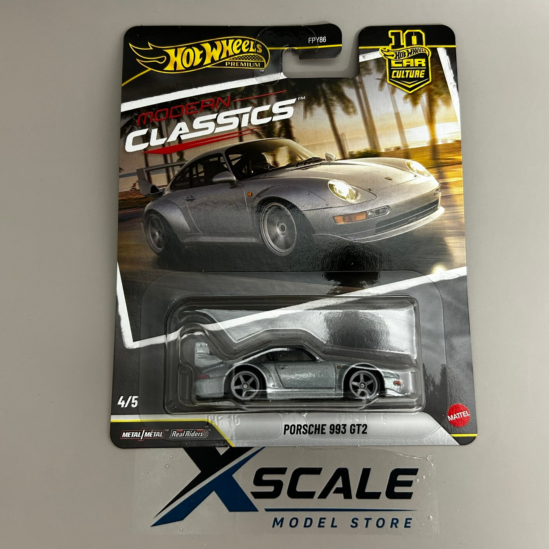 Premium Hot Wheels 1/64 Car Culture Modern Classics Porsche 993 GT2