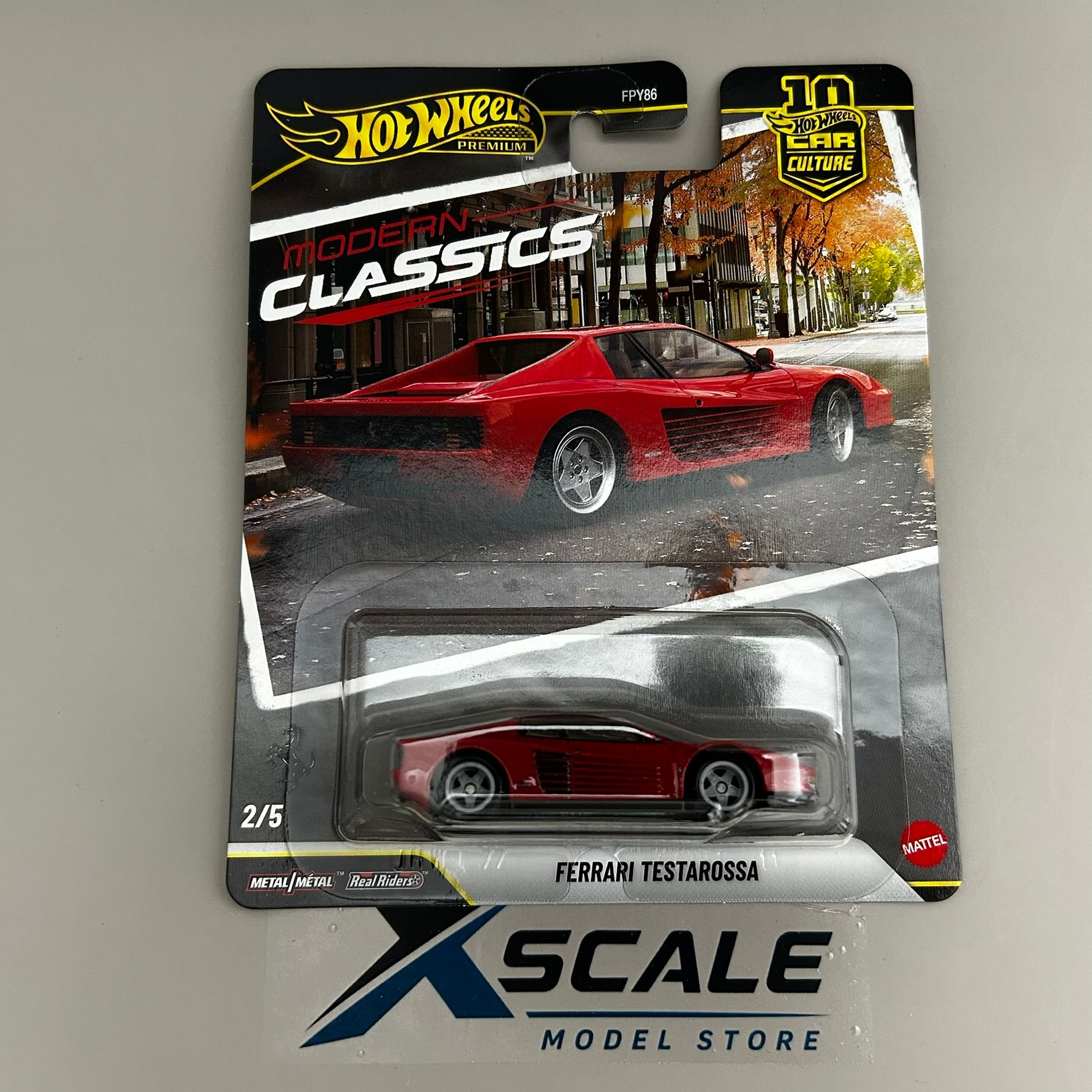 Premium Hot Wheels 1/64 Car Culture Modern Classics Ferrari Testarossa