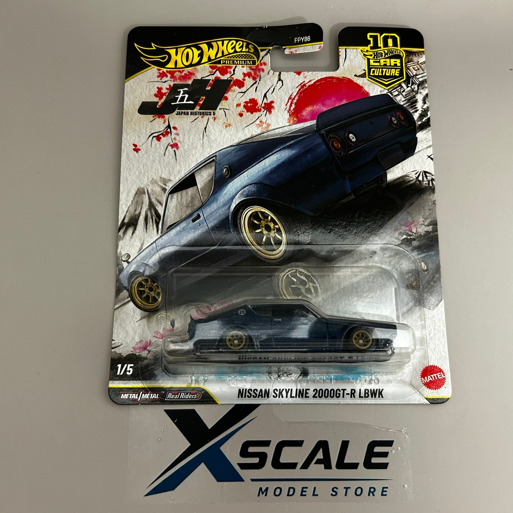 Premium Hot Wheels 1/64 Car Culture Japan Historics Nissan Skyline 2000GTR LBWK