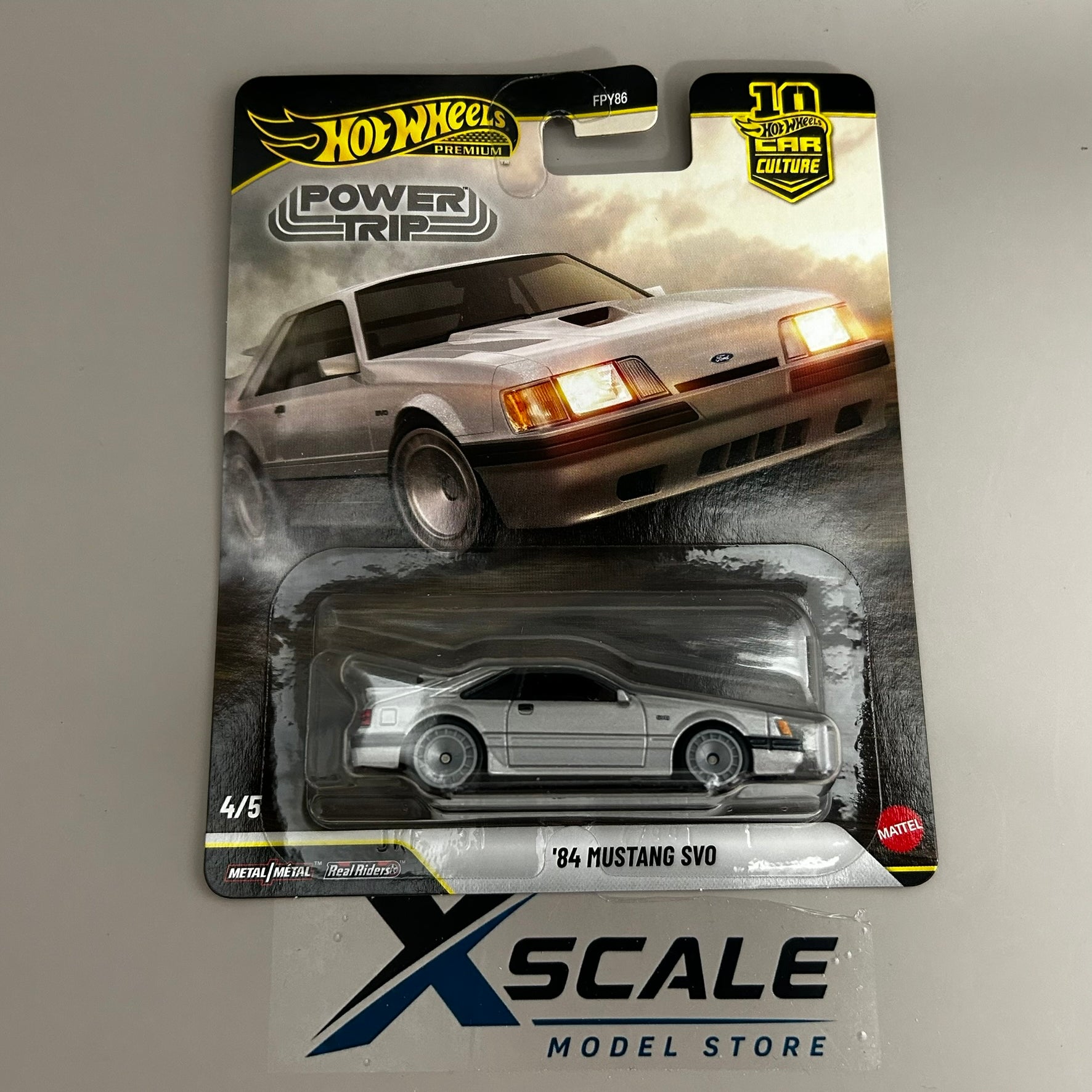 Premium Hot Wheels 1/64 Car Culture Power Trip 85 Mustang SVO