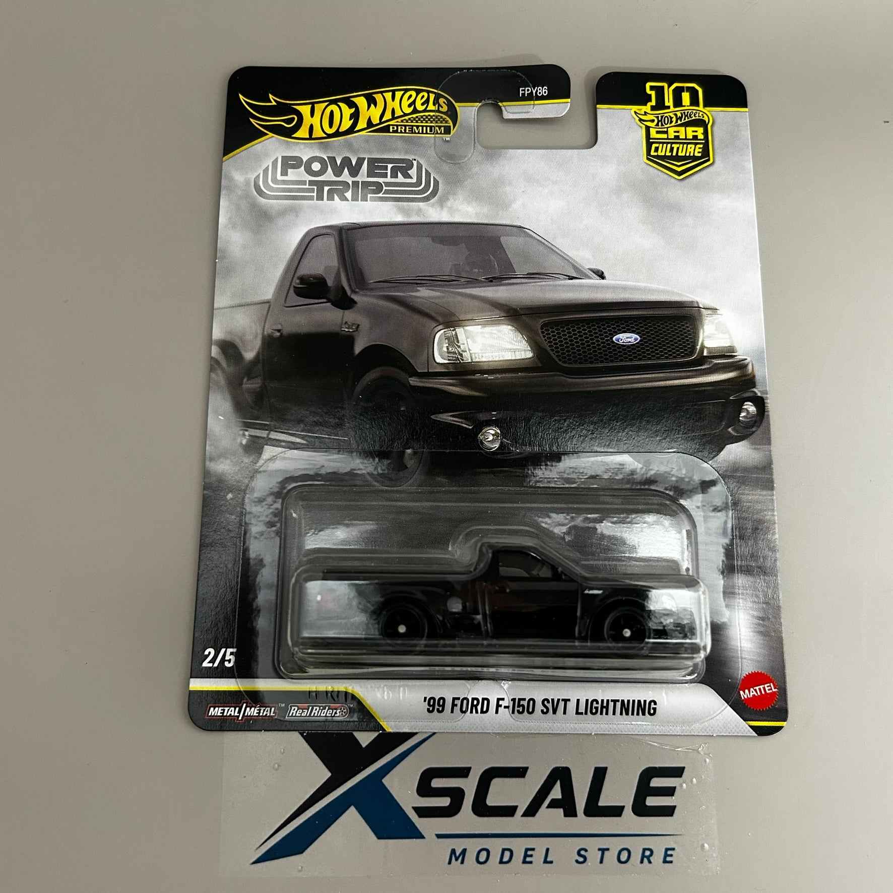 Premium Hot Wheels 1/64 Car Culture Power Trip 99 Ford F150 SVT Lightning