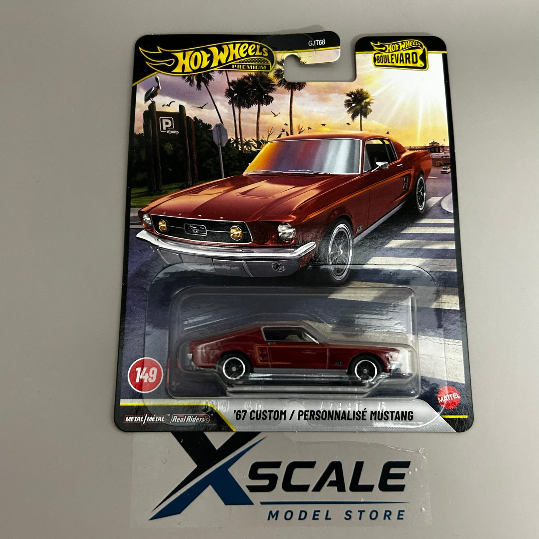 Premium Hot Wheels 1/64 Boulevard 67 Custom Mustang