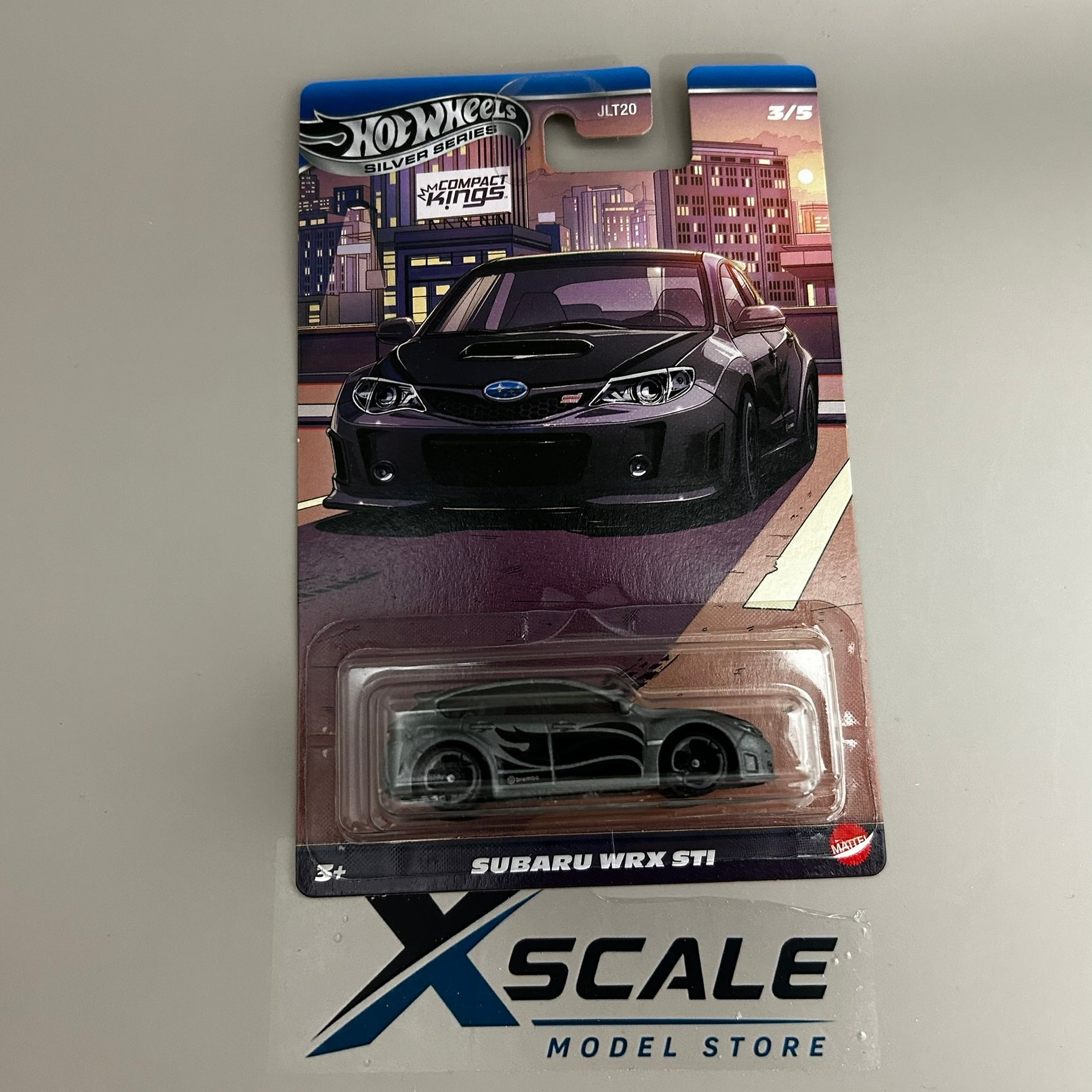 Silver Series Hot Wheels 1/64 Compact Kings Subaru WRX STI
