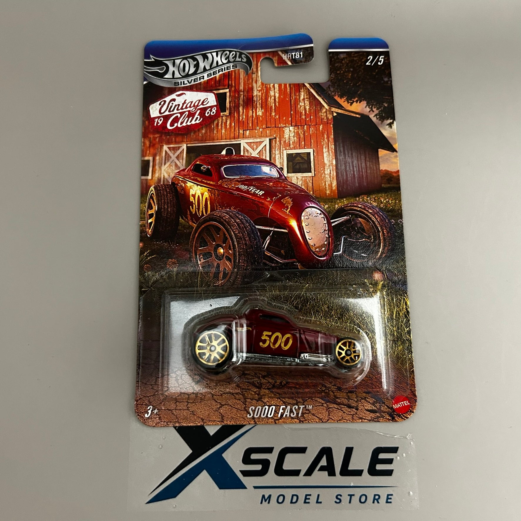 Silver Series Hot Wheels 1/64 Vintage Club Sooo Fast