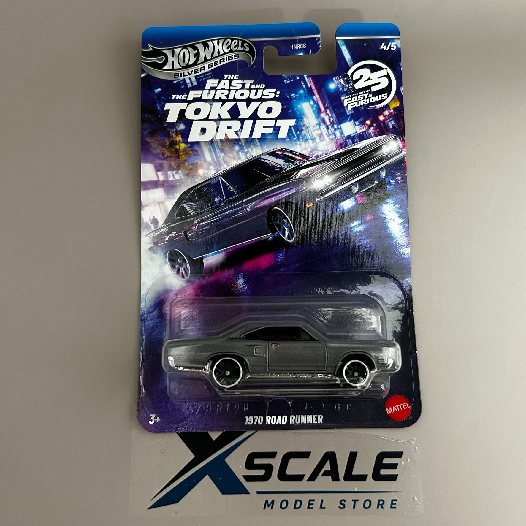 Fast & Furious Hot Wheels 1/64 Plymouth 1970 Road Runner
