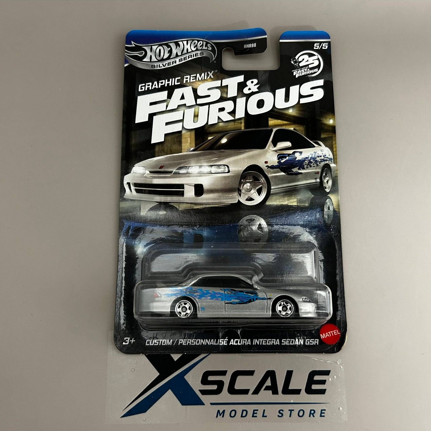 Fast & Furious Hot Wheels 1/64 Honda Acura Integra GSR