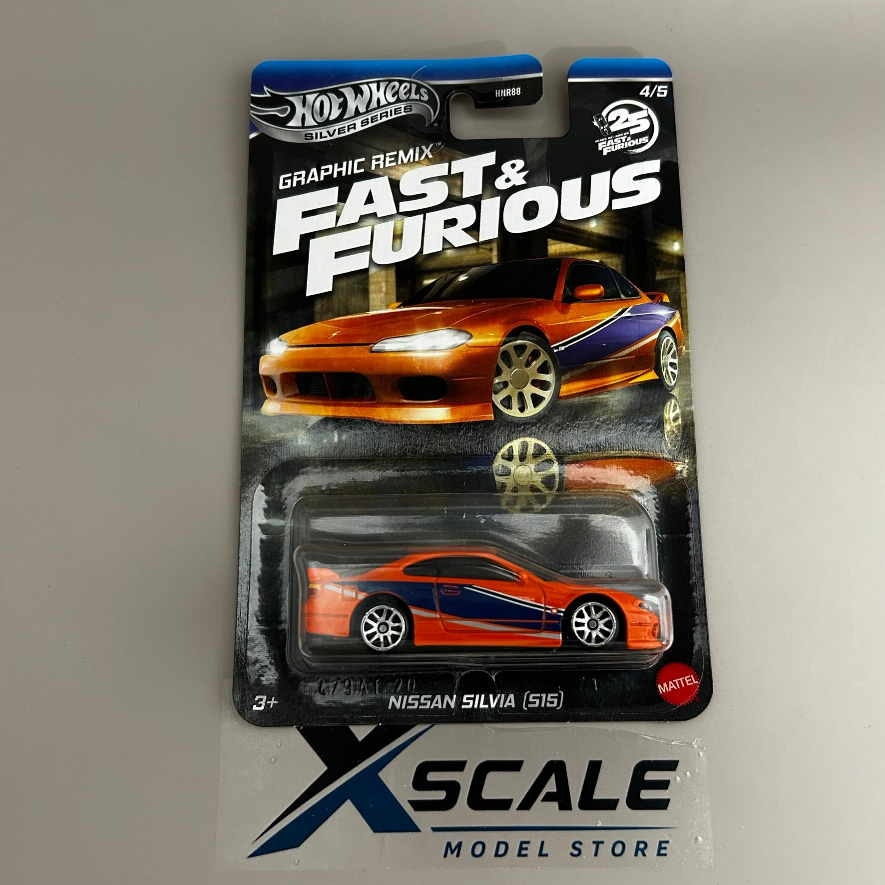 Fast & Furious Hot Wheels 1/64 Nissan Silvia S15