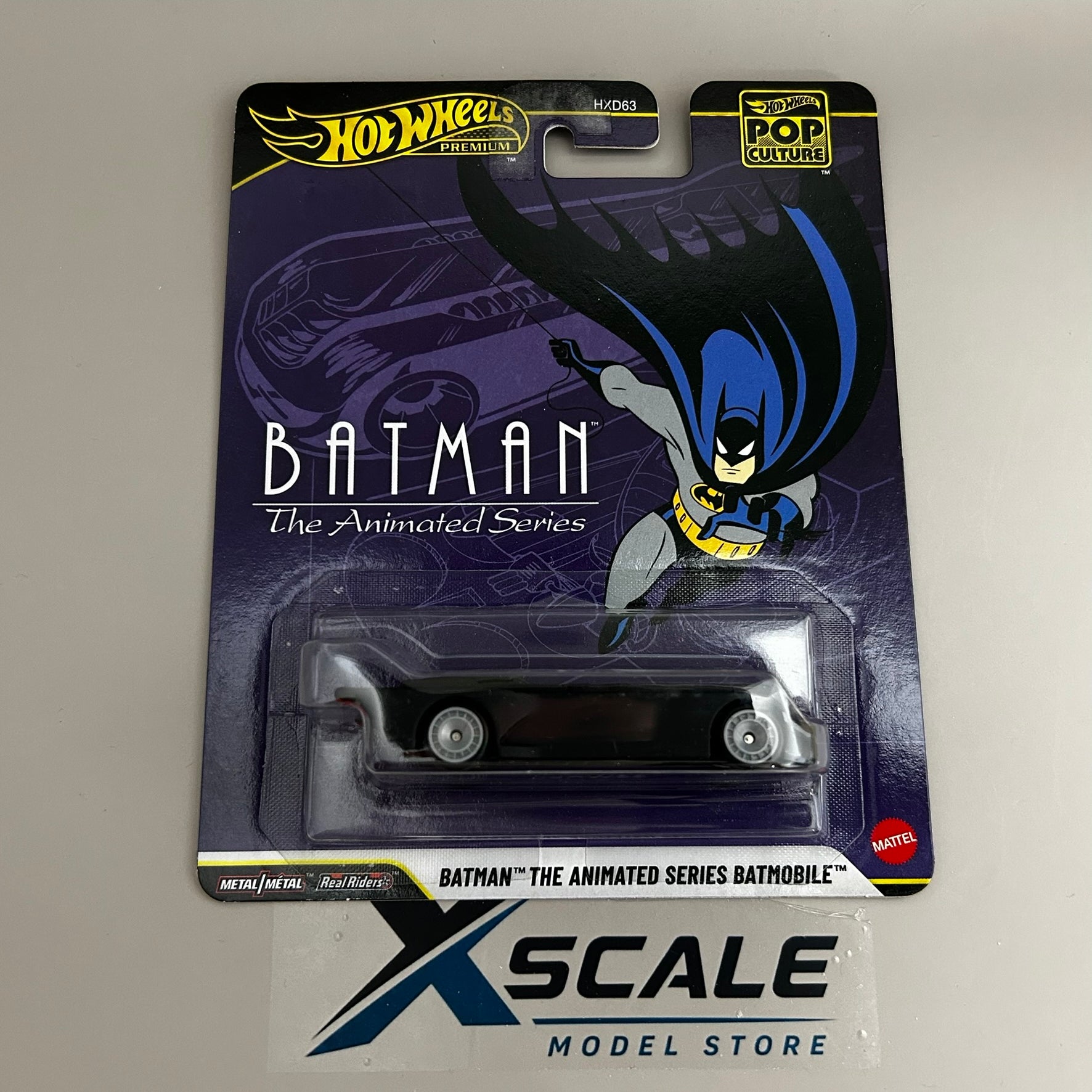 Premium Hot Wheels Pop Culture 1/64 Batman The Animated Series Batmobile