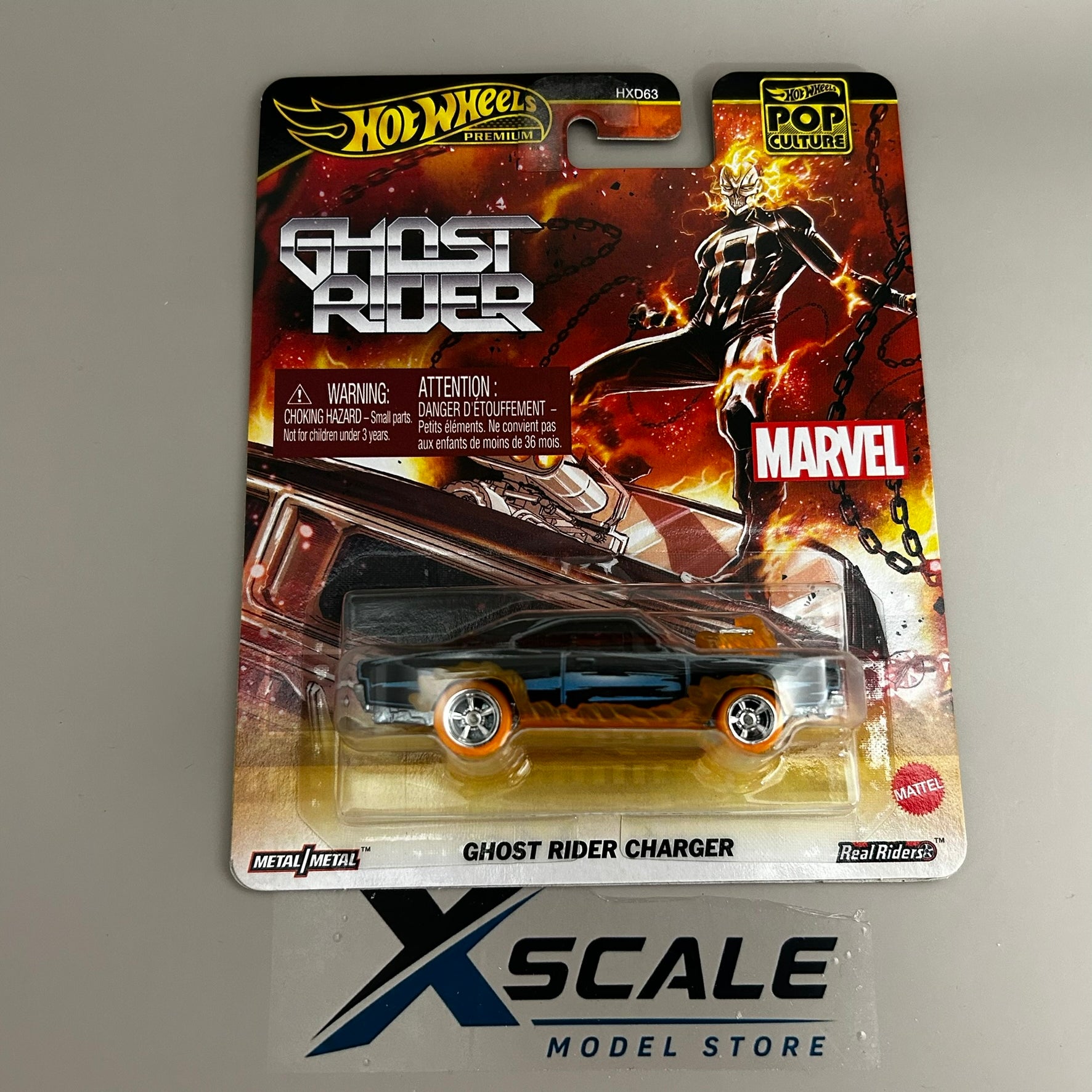 Premium Hot Wheels Pop Culture 1/64 Ghost Rider Charger