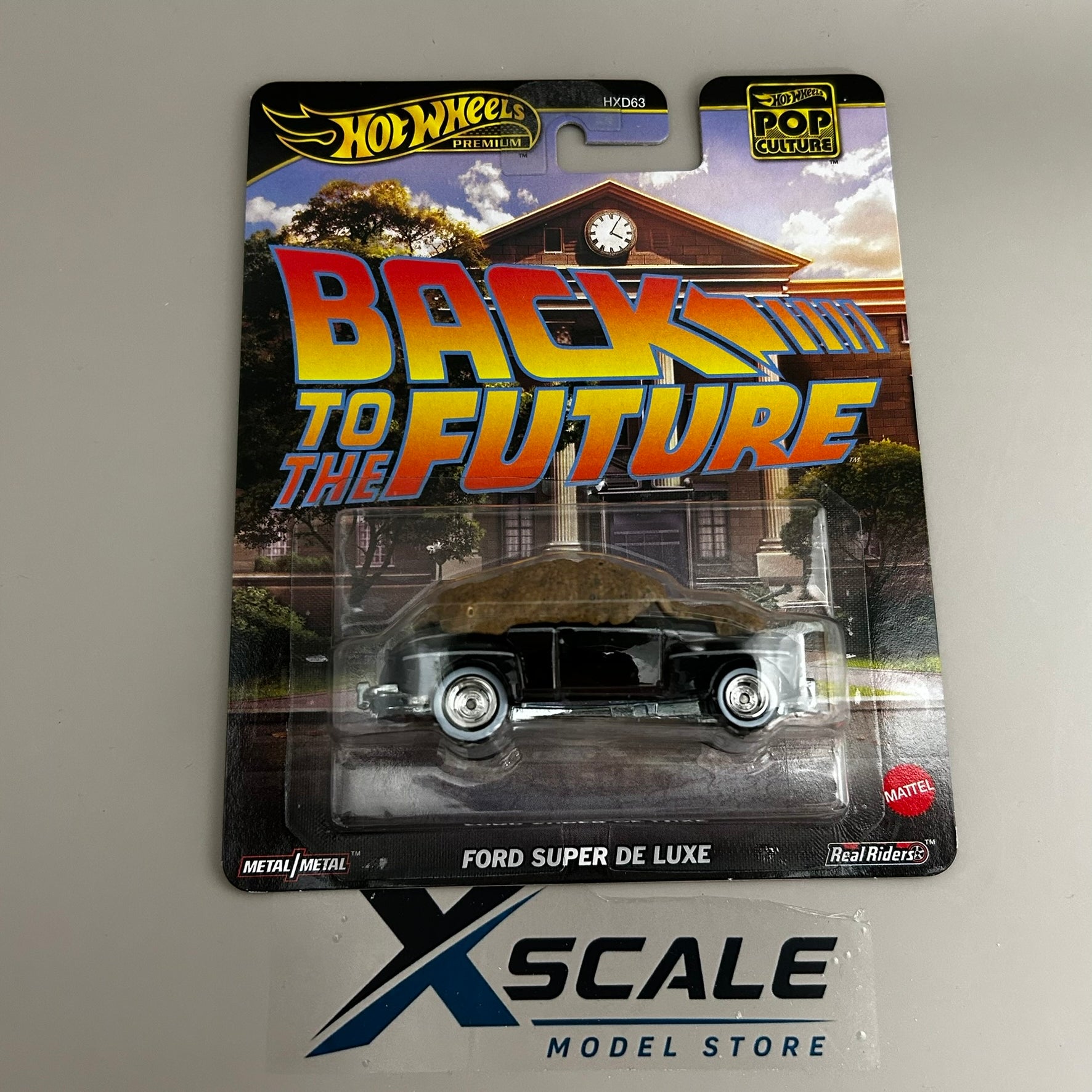 Premium Hot Wheels Pop Culture 1/64 Back To The Future Ford Super De Luxe