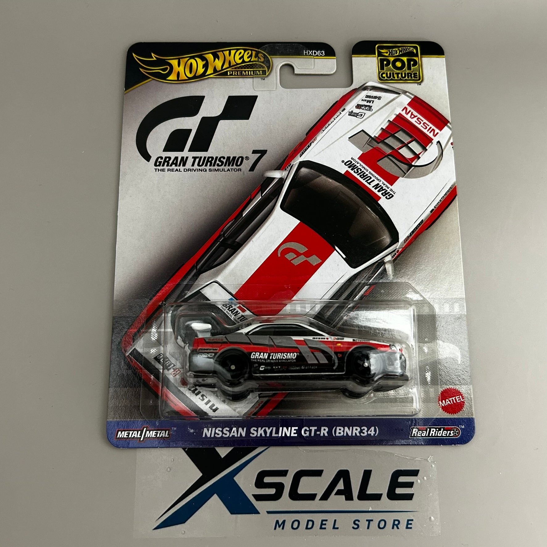 Premium Hot Wheels Pop Culture 1/64 Nissan Skyline GTR R34