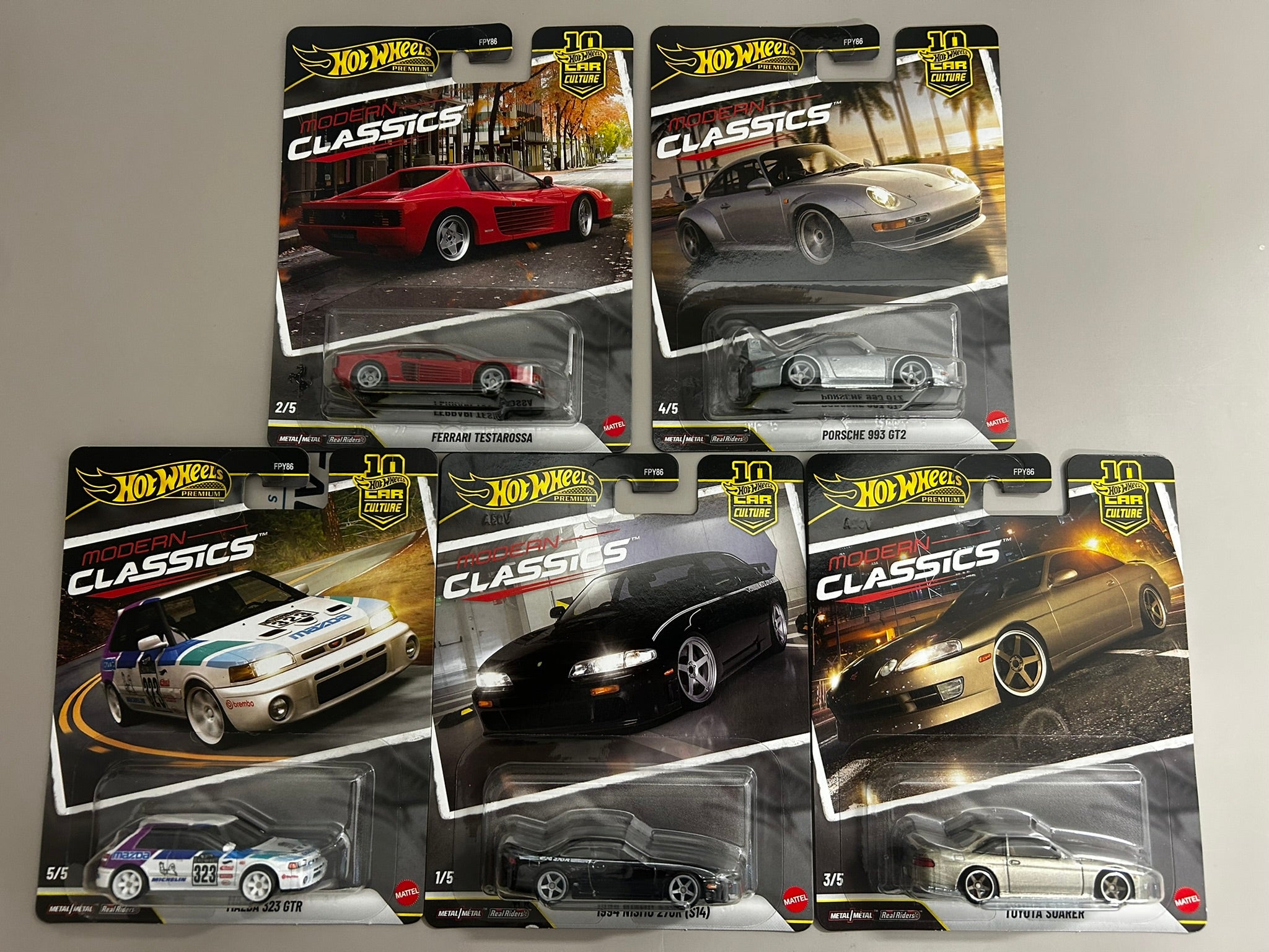 Premium Hot Wheels 1/64 Car Culture Power Trip Full Set of 5
