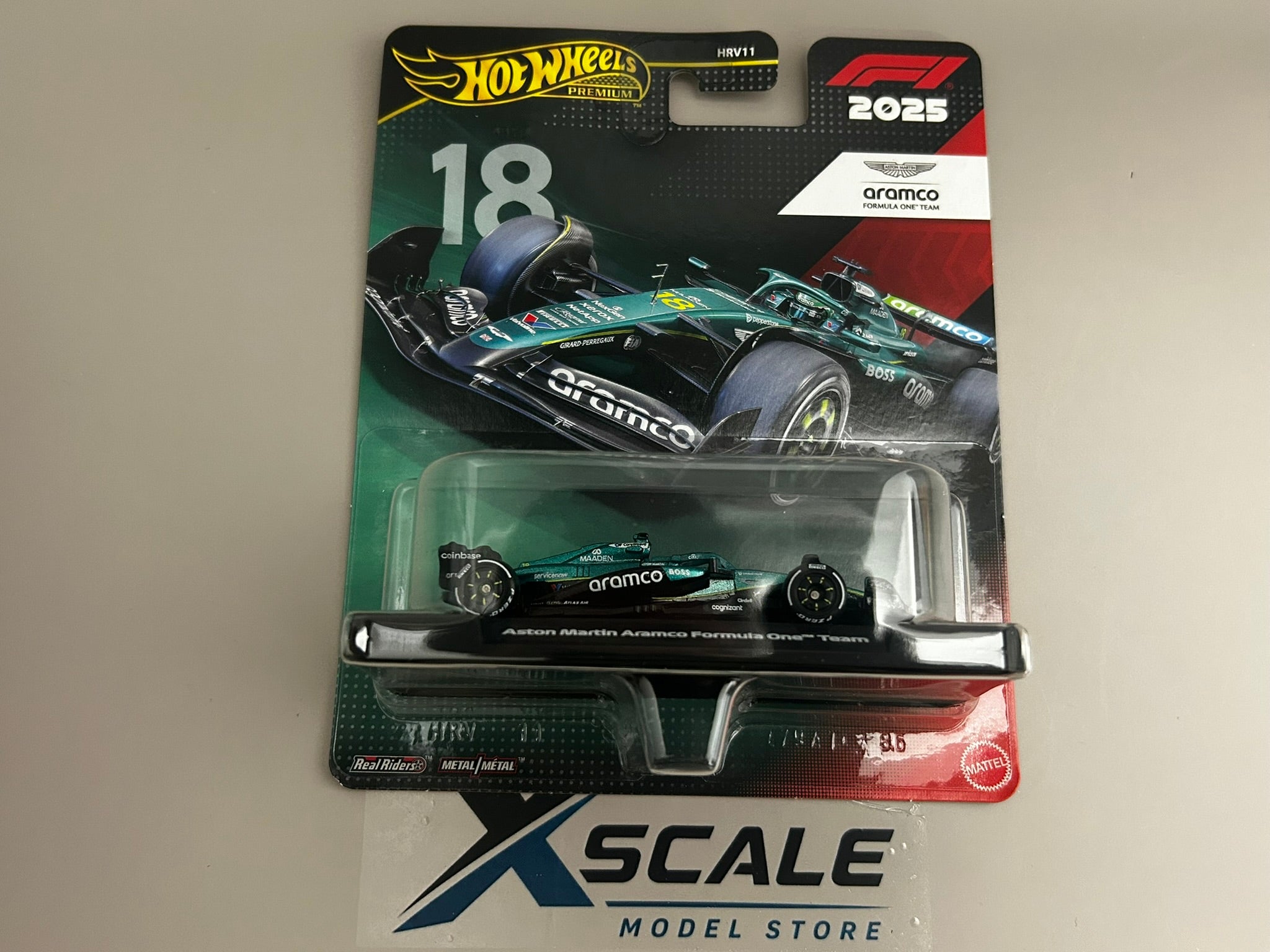 Premium Hot Wheels 1/64 Formula 1 2025 Aston Martin #18