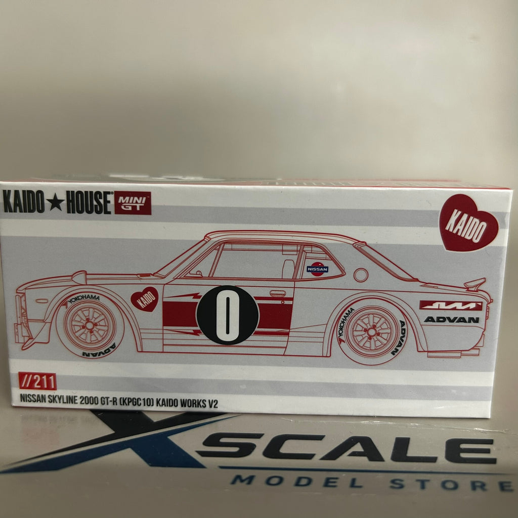 Mini GT Kaido House 1/64 Nissan Skyline 2000 GTR V2