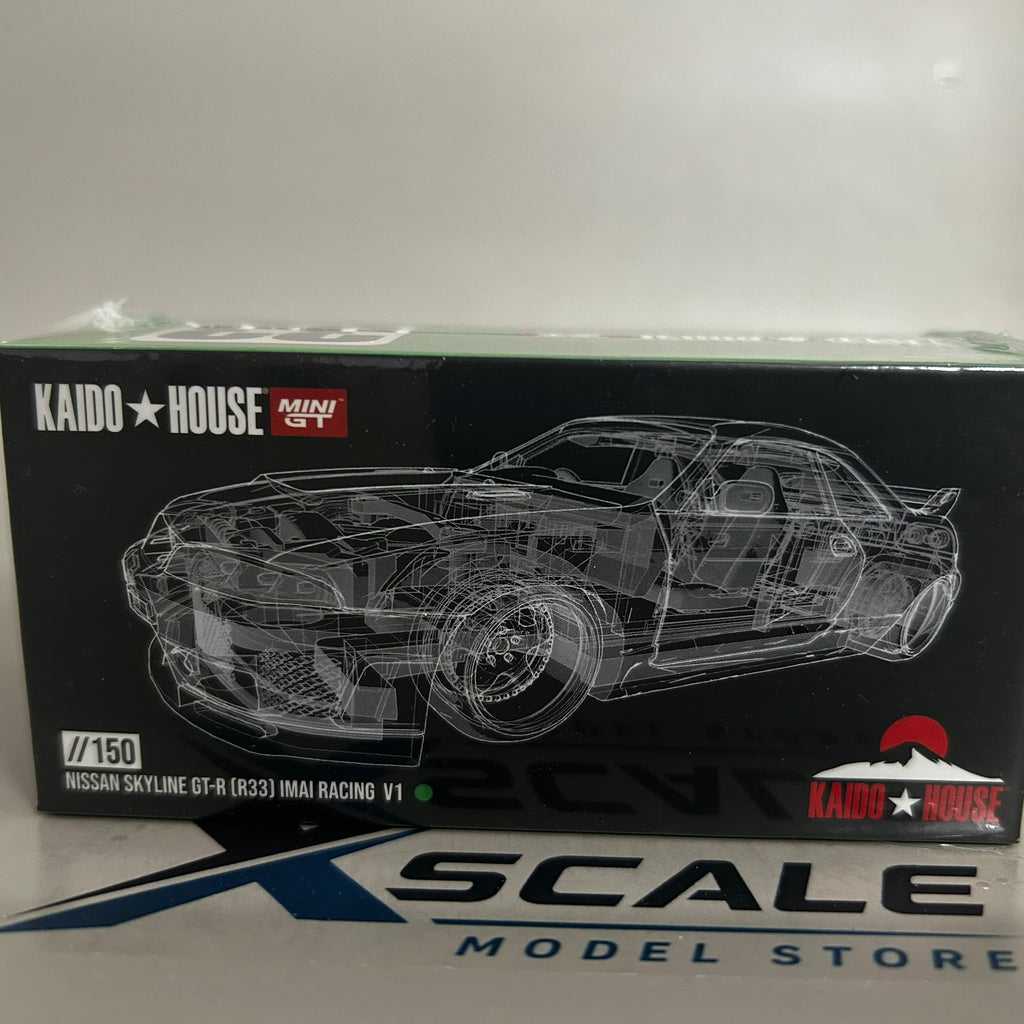 Mini GT Kaido House 1/64 Nissan Skyline GTR R33 Imai Racing V1