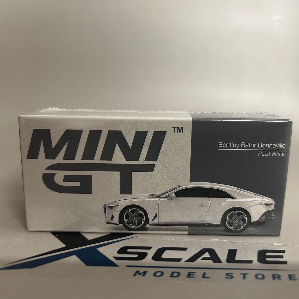 Mini GT 1/64 #969 Bentley Batur Bonneville Pearl White