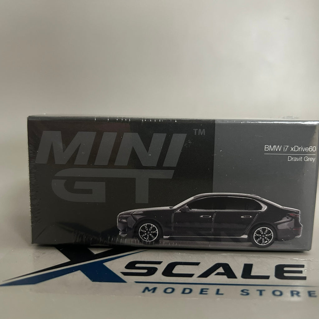 Mini GT 1/64 #818 BMW i7 xDrive60 Grey
