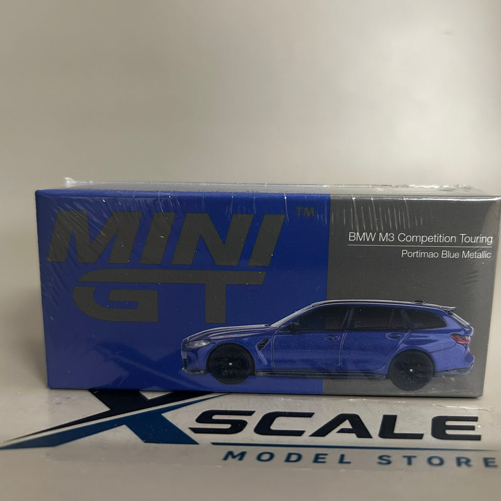 Mini GT 1/64 #1090 BMW M3 Competition Touring Blue