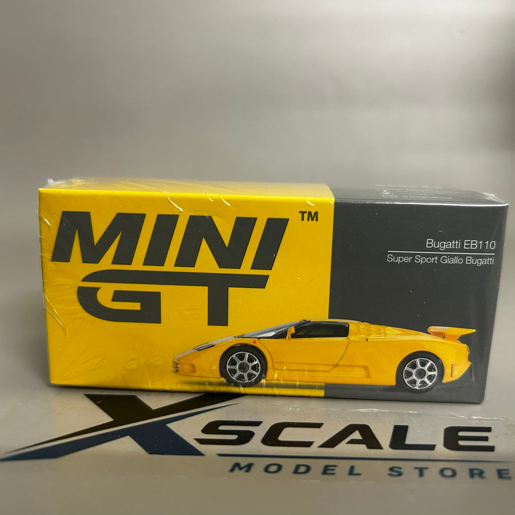 Mini GT 1/64 #866 Bugatti EB110 Yellow