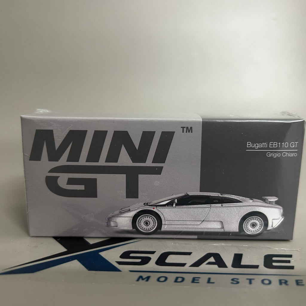 Mini GT 1/64 #704 Bugatti EB110 Silver
