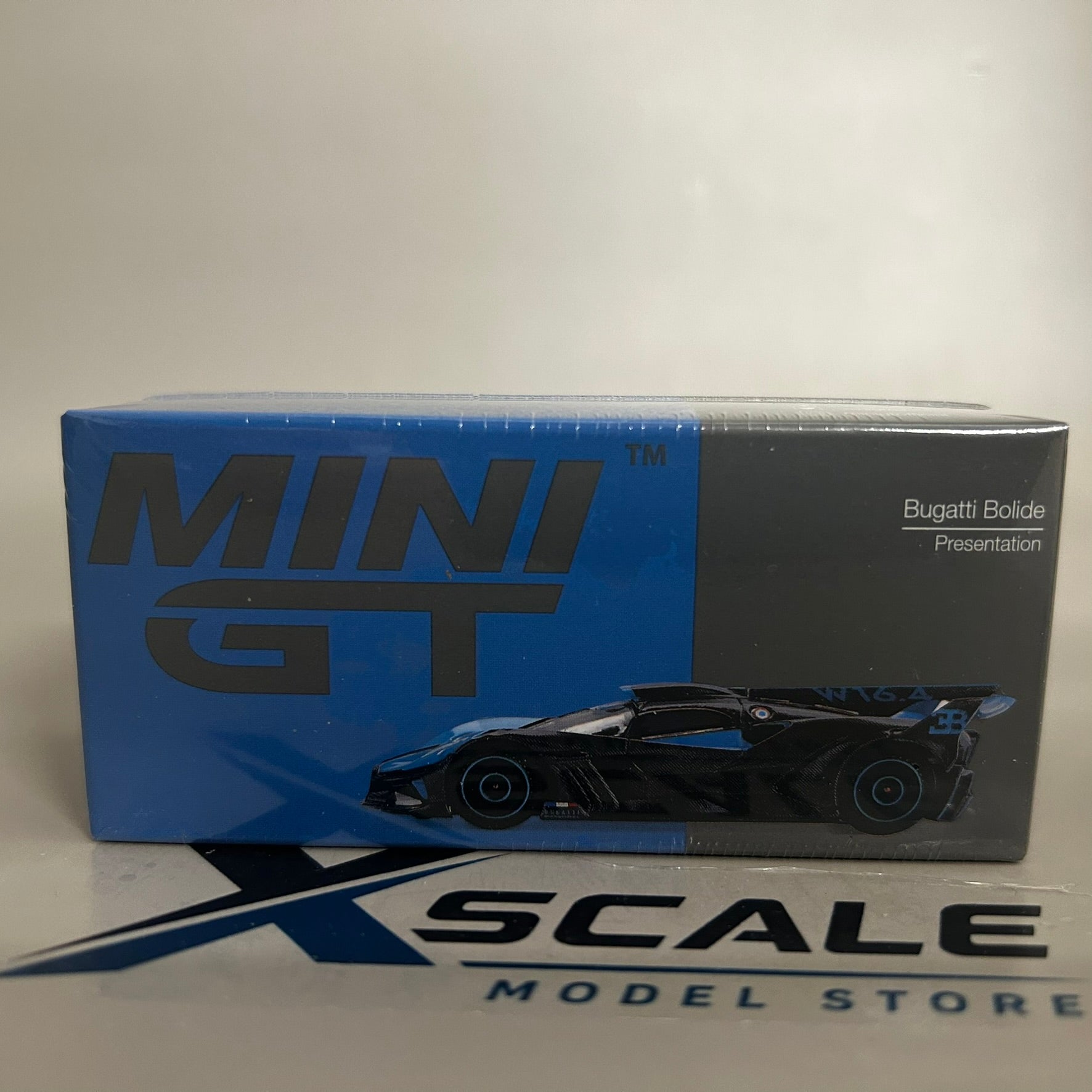 Mini GT 1/64 #1063 Bugatti Bolide Blue