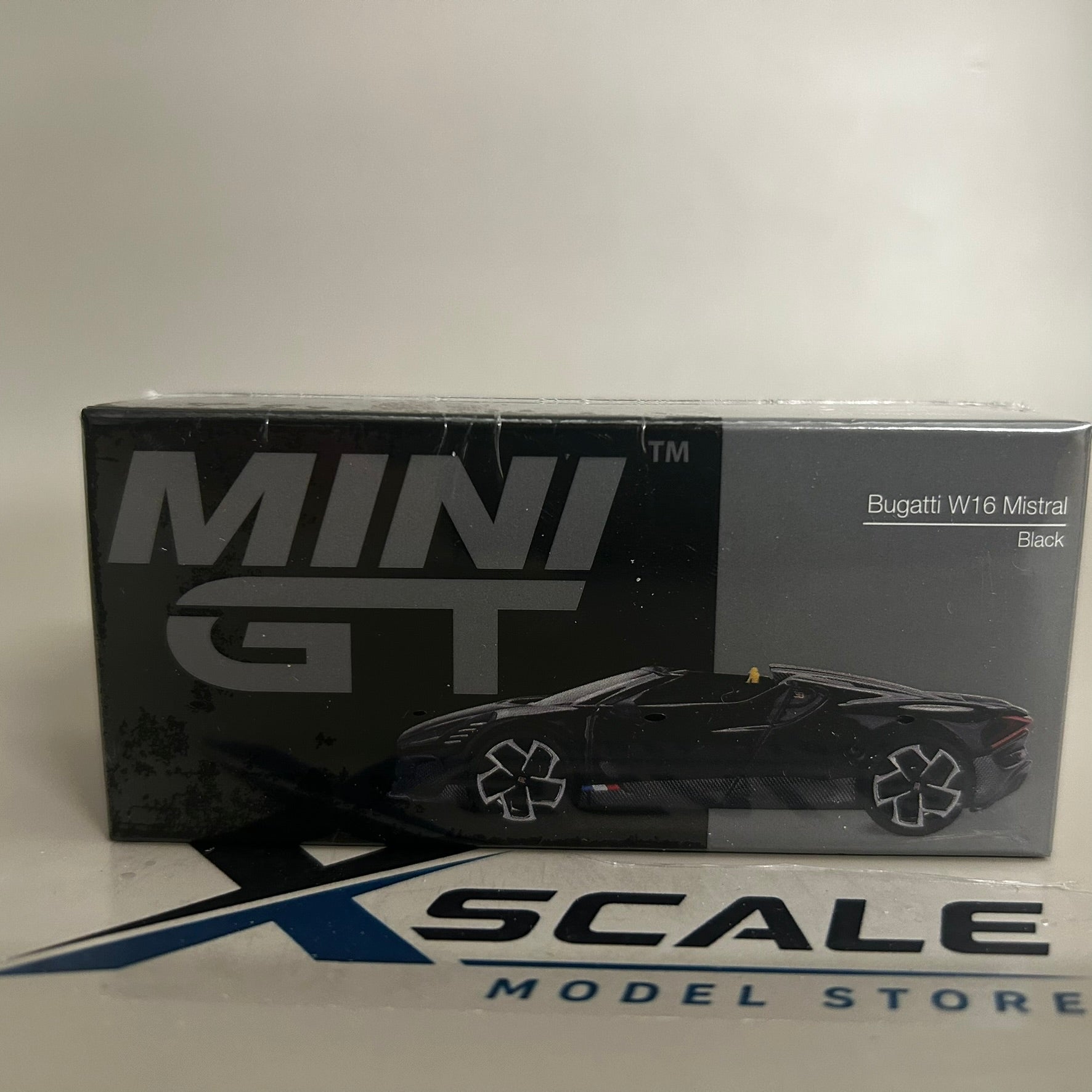 Mini GT 1/64 #1058 Bugatti W16 Mistral Black