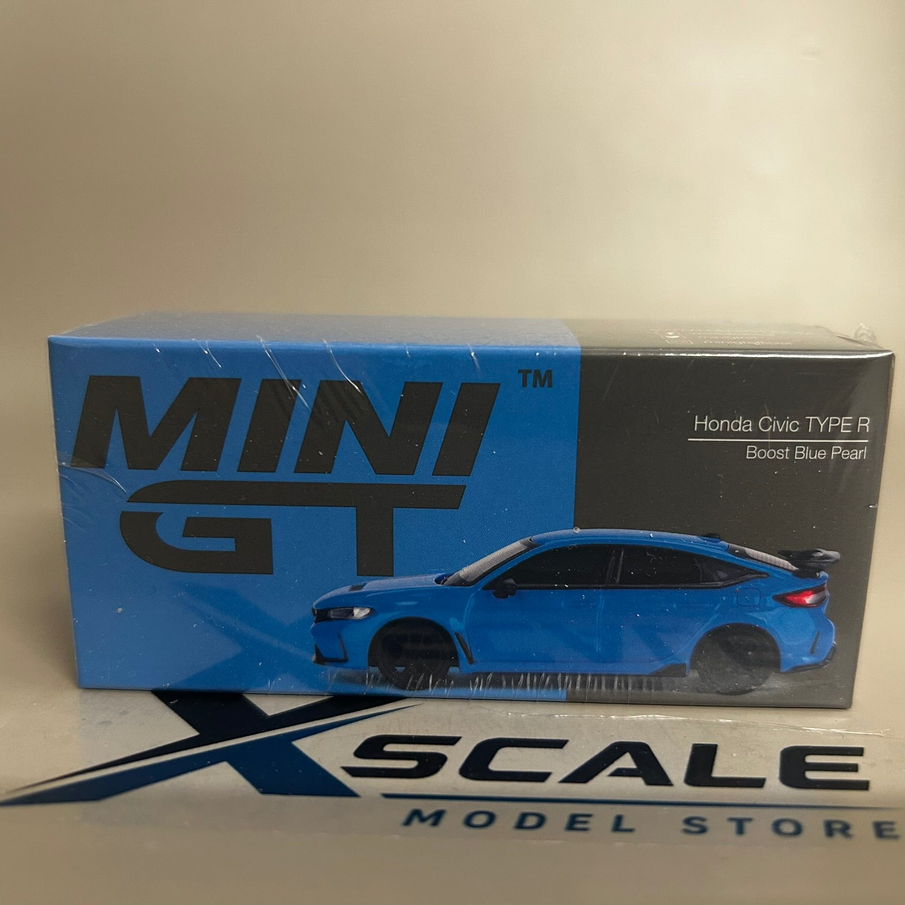 Mini GT 1/64 #637 Honda Civic Type R Blue