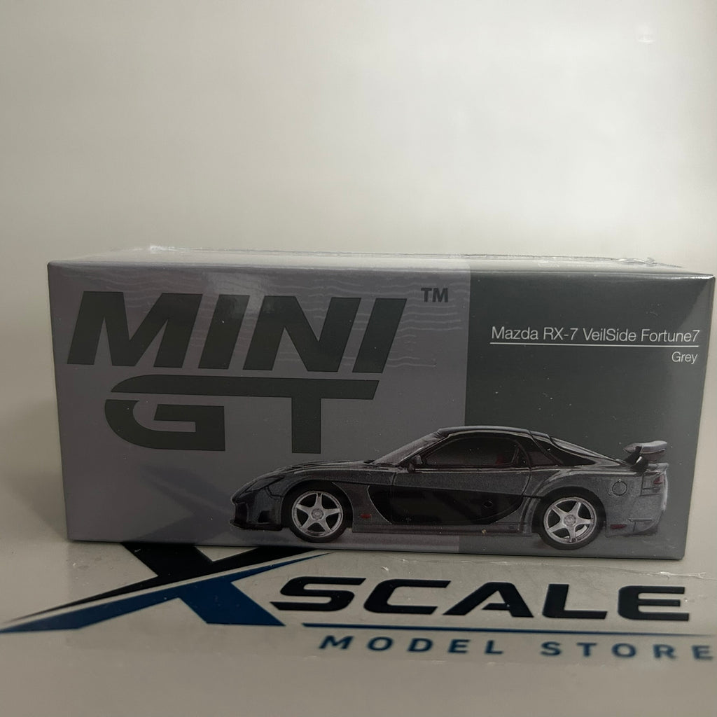 Mini GT 1/64 #1057  Mazda RX7 Veilside Fortune7 Grey