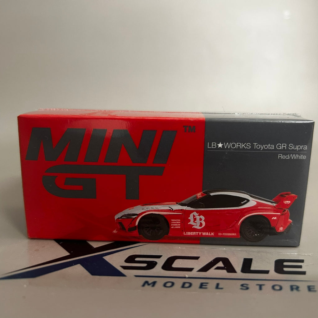 Mini GT 1/64 #1103 Toyota Supra LB Works GR Red/White