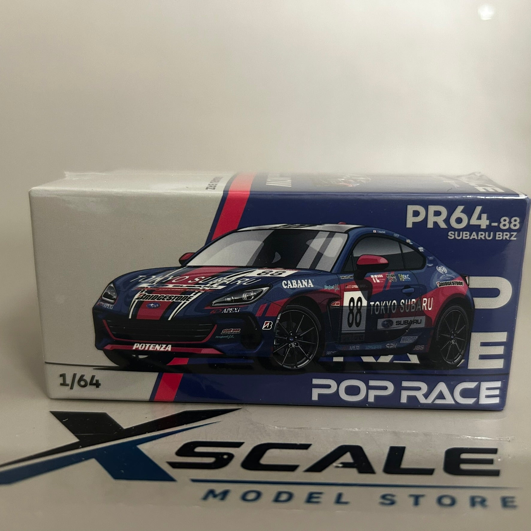 Pop Race 1/64 #88 Subaru BRZ