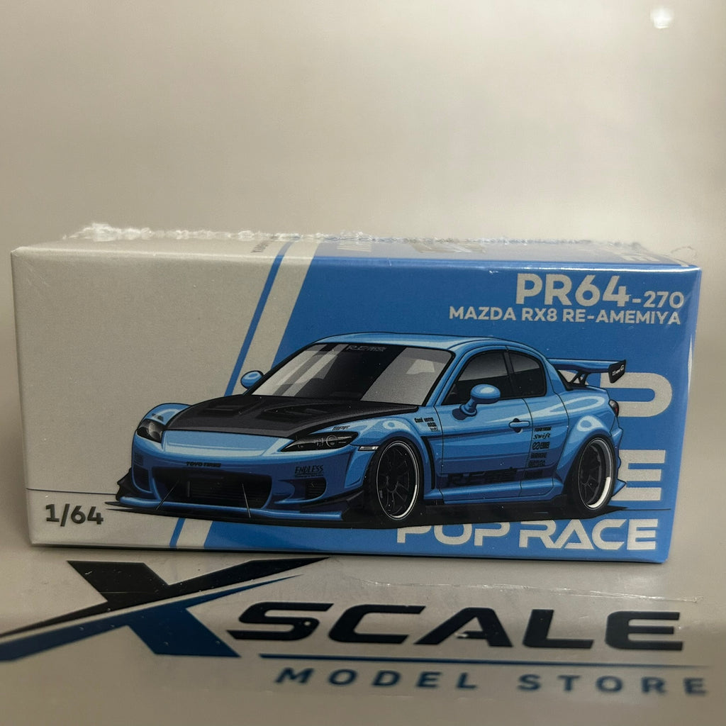 Pop Race 1/64 #270 Mazda RX8 Re Amemiya