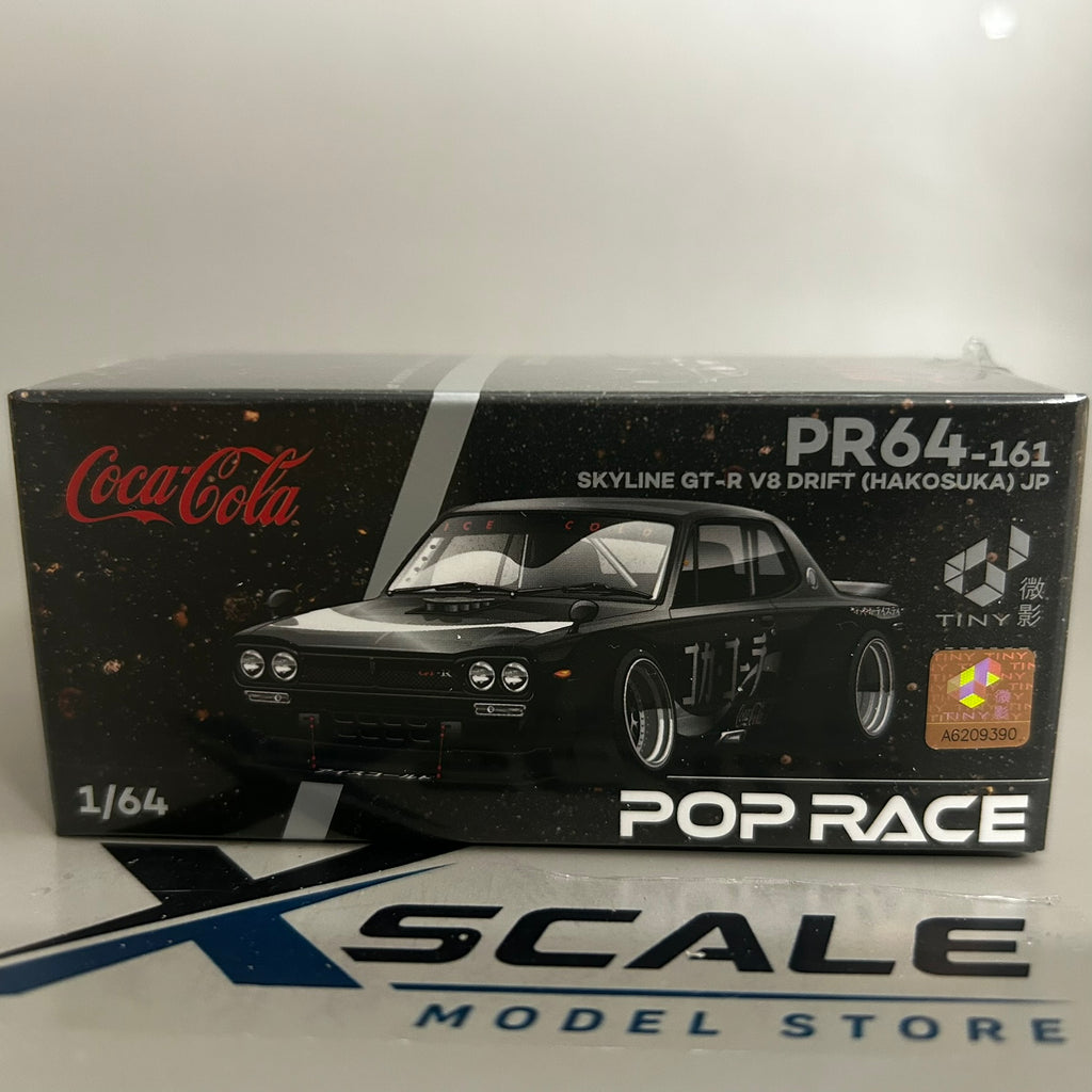 Pop Race 1/64 #161 Skyline GTR Hakosuka Coca Cola