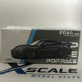 Pop Race 1/64 #254 Porsche 992 Stinger GTR Blue Strip Carbon Edition