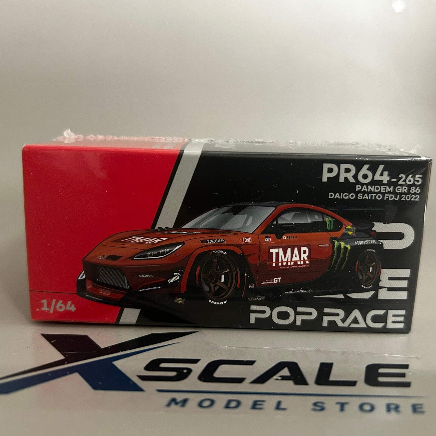 Pop Race 1/64 #265 Pandem GR86 Daigo Saito FDJ 2022
