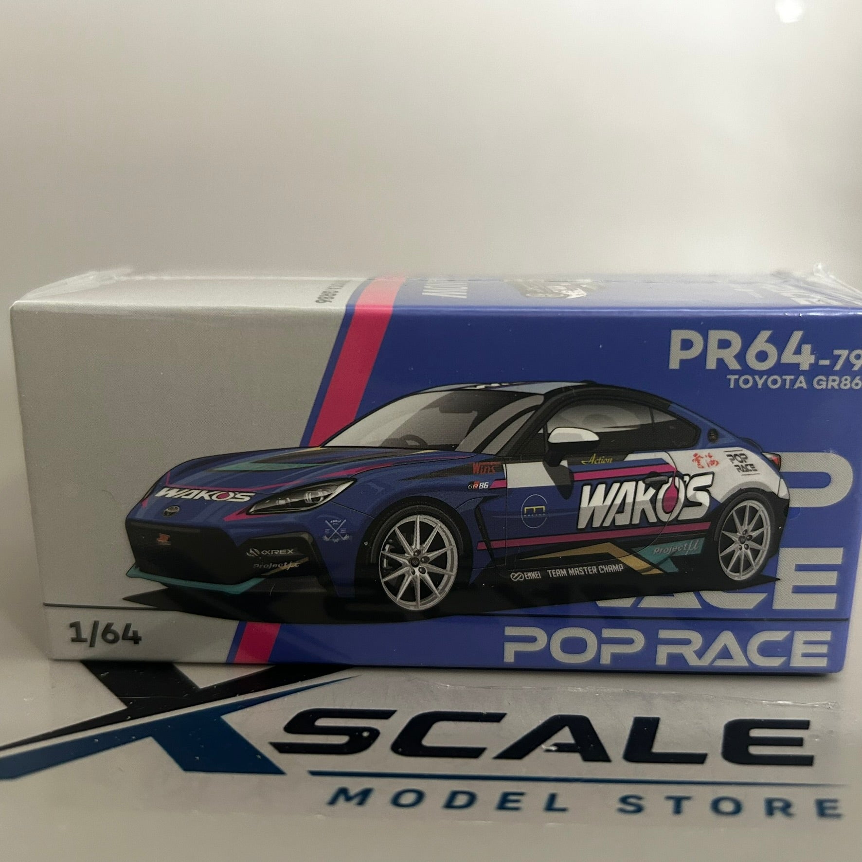 Pop Race 1/64 #79 Toyota GR86 TMC Wakos GP 2023
