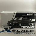 Pop Race 1/64 #227 Mitsubishi Lancer Evolution IV Black