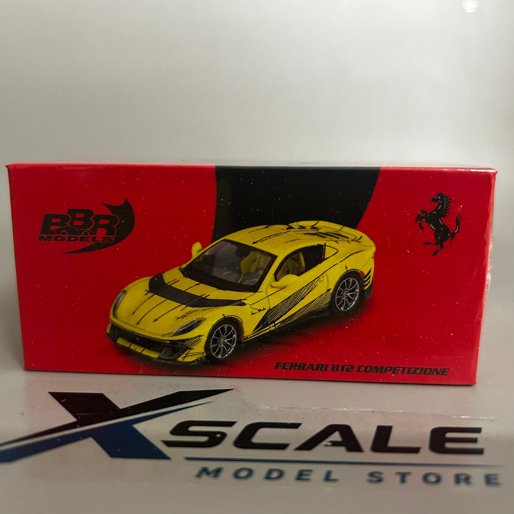 BBR 1/64 Ferrari 812 Competizione Yellow