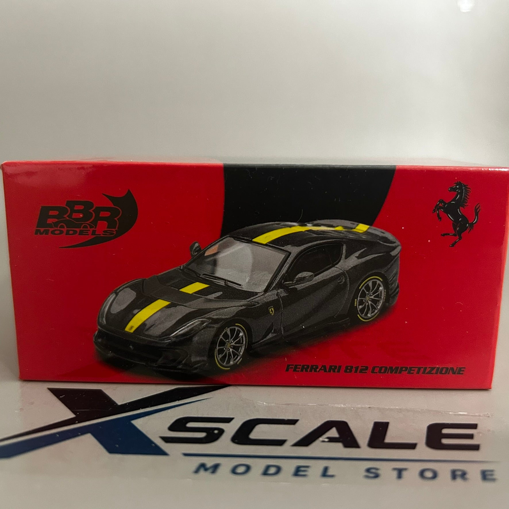 BBR 1/64 Ferrari 812 Competizione Black
