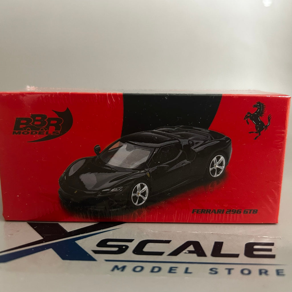 BBR 1/64 Ferrari 296 GTB Black